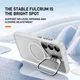 Samsung Galaxy S24 Plus Hoesje MagSafe Back Cover met Camera Stand Transparant afbeelding 2