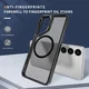 Samsung Galaxy S24 FE Hoesje MagSafe Back Cover met Camera Stand Zwart afbeelding 5