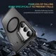 Samsung Galaxy S24 FE Hoesje MagSafe Back Cover met Camera Stand Zwart afbeelding 4