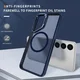Samsung Galaxy S24 FE Hoesje MagSafe Back Cover met Camera Stand Blauw afbeelding 5