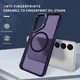 Samsung Galaxy S24 FE Hoesje MagSafe Back Cover met Camera Stand Paars afbeelding 5