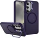 Samsung Galaxy S24 FE Hoesje MagSafe Back Cover met Camera Stand Paars