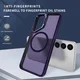 Samsung Galaxy S25 Plus Hoesje MagSafe Back Cover met Camera Stand Paars afbeelding 5
