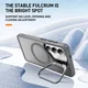 Samsung Galaxy S26 Hoesje MagSafe Back Cover met Camera Stand Grijs afbeelding 2