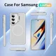 Samsung Galaxy S26 Plus Hoesje MagSafe Back Cover met Camera Stand Transparant afbeelding 10