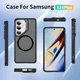 Samsung Galaxy S26 Plus Hoesje MagSafe Back Cover met Camera Stand Zwart afbeelding 11