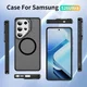 Samsung Galaxy S26 Ultra Hoesje MagSafe Back Cover met Camera Stand Zwart afbeelding 11