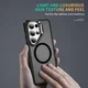 Samsung Galaxy S26 Ultra Hoesje MagSafe Back Cover met Camera Stand Zwart afbeelding 4