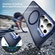 Samsung Galaxy S26 Ultra Hoesje MagSafe Back Cover met Camera Stand Blauw afbeelding 5