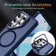 Samsung Galaxy S26 Ultra Hoesje MagSafe Back Cover met Camera Stand Blauw afbeelding 2