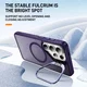 Samsung Galaxy S26 Ultra Hoesje MagSafe Back Cover met Camera Stand Paars afbeelding 8