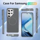 Samsung Galaxy S26 Ultra Hoesje MagSafe Back Cover met Camera Stand Grijs afbeelding 10