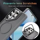 Samsung Galaxy S26 Ultra Hoesje MagSafe Back Cover met Camera Stand Grijs afbeelding 6