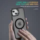 Apple iPhone 13 / 14 Hoesje MagSafe Back Cover met Camera Stand Zwart afbeelding 8