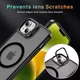 Apple iPhone 13 / 14 Hoesje MagSafe Back Cover met Camera Stand Zwart afbeelding 10