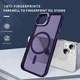 Apple iPhone 13 / 14 Hoesje MagSafe Back Cover met Camera Stand Paars afbeelding 8