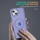 Apple iPhone 13 / 14 Hoesje MagSafe Back Cover met Camera Stand Licht Paars afbeelding 9