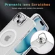 Apple iPhone 15 Hoesje MagSafe Back Cover met Camera Stand Transparant afbeelding 9