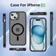 Apple iPhone 15 Hoesje MagSafe Back Cover met Camera Stand Zwart afbeelding 8
