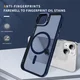 Apple iPhone 15 Hoesje MagSafe Back Cover met Camera Stand Blauw afbeelding 9