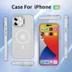 Apple iPhone 16 Hoesje MagSafe Back Cover met Camera Stand Transparant afbeelding 9