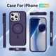 Apple iPhone 16 Pro Hoesje MagSafe Back Cover met Camera Stand Paars afbeelding 8