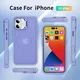 Apple iPhone 16 Plus Hoesje MagSafe Back Cover met Camera Stand Licht Paars afbeelding 9