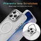 Apple iPhone 16 Pro Max Hoesje MagSafe Back Cover met Camera Stand Transparant afbeelding 10