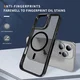 Apple iPhone 16 Pro Max Hoesje MagSafe Back Cover met Camera Stand Zwart afbeelding 6