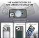 Apple iPhone 16 Pro Max Hoesje MagSafe Back Cover met Camera Stand Zwart afbeelding 5