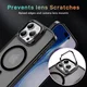 Apple iPhone 16 Pro Max Hoesje MagSafe Back Cover met Camera Stand Zwart afbeelding 10