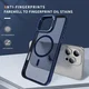 Apple iPhone 16 Pro Max Hoesje MagSafe Back Cover met Camera Stand Blauw afbeelding 5