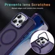 Apple iPhone 16 Pro Max Hoesje MagSafe Back Cover met Camera Stand Paars afbeelding 10