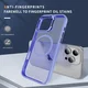Apple iPhone 16 Pro Max Hoesje MagSafe Back Cover met Camera Stand Licht Paars afbeelding 5