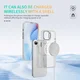 Apple iPhone 17e / 16e Hoesje MagSafe Back Cover met Camera Stand Transparant afbeelding 6