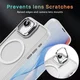 Apple iPhone 17e / 16e Hoesje MagSafe Back Cover met Camera Stand Transparant afbeelding 10