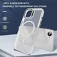 Apple iPhone 17e / 16e Hoesje MagSafe Back Cover met Camera Stand Transparant afbeelding 5