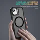 Apple iPhone 17e / 16e Hoesje MagSafe Back Cover met Camera Stand Zwart afbeelding 10