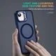 Apple iPhone 17e / 16e Hoesje MagSafe Back Cover met Camera Stand Blauw afbeelding 7