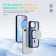 Apple iPhone 17e / 16e Hoesje MagSafe Back Cover met Camera Stand Blauw afbeelding 8