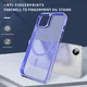 Apple iPhone 17e / 16e Hoesje MagSafe Back Cover met Camera Stand Licht Paars afbeelding 5