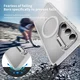 Samsung Galaxy S23 Hoesje MagSafe Back Cover met Camera Stand Transparant afbeelding 4