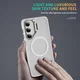 Samsung Galaxy S23 Hoesje MagSafe Back Cover met Camera Stand Transparant afbeelding 10