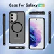 Samsung Galaxy S23 Hoesje MagSafe Back Cover met Camera Stand Zwart afbeelding 10