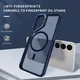 Samsung Galaxy S23 Hoesje MagSafe Back Cover met Camera Stand Blauw afbeelding 8