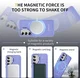 Samsung Galaxy S23 Hoesje MagSafe Back Cover met Camera Stand Licht Paars afbeelding 5