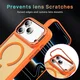 Apple iPhone 17 Pro Max Hoesje MagSafe Back Cover met Camera Stand Oranje afbeelding 7