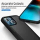 Apple iPhone 13 Hoesje Schokbestendige Hardcase Back Cover Zwart afbeelding 6