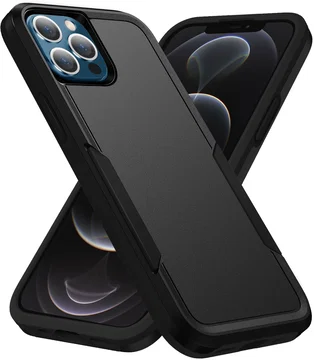 Apple iPhone 13 Pro Hoesje Schokbestendige Hardcase Back Cover Zwart