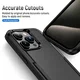 Apple iPhone 15 Pro Max Hoesje Schokbestendige Hardcase Back Cover Zwart afbeelding 5